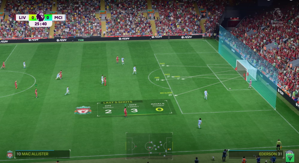EASports FC24 gameplay snapshot