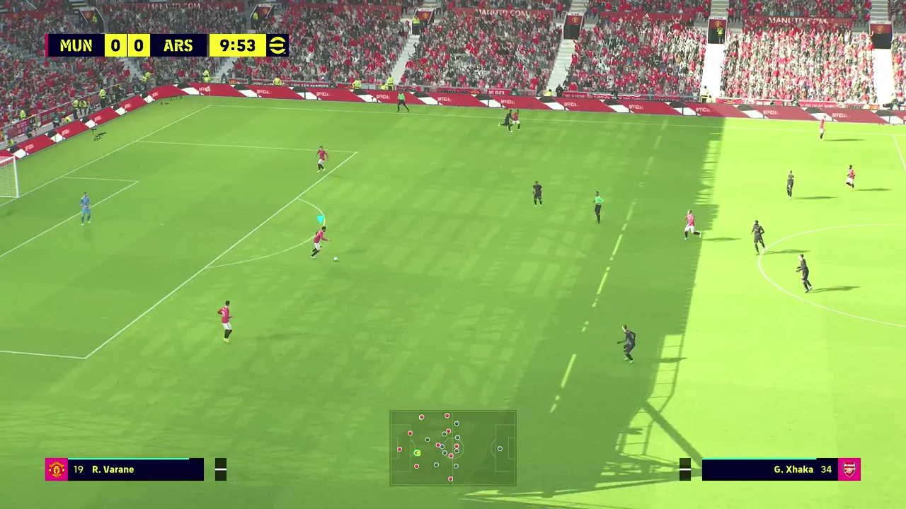 eFootball match snapshot